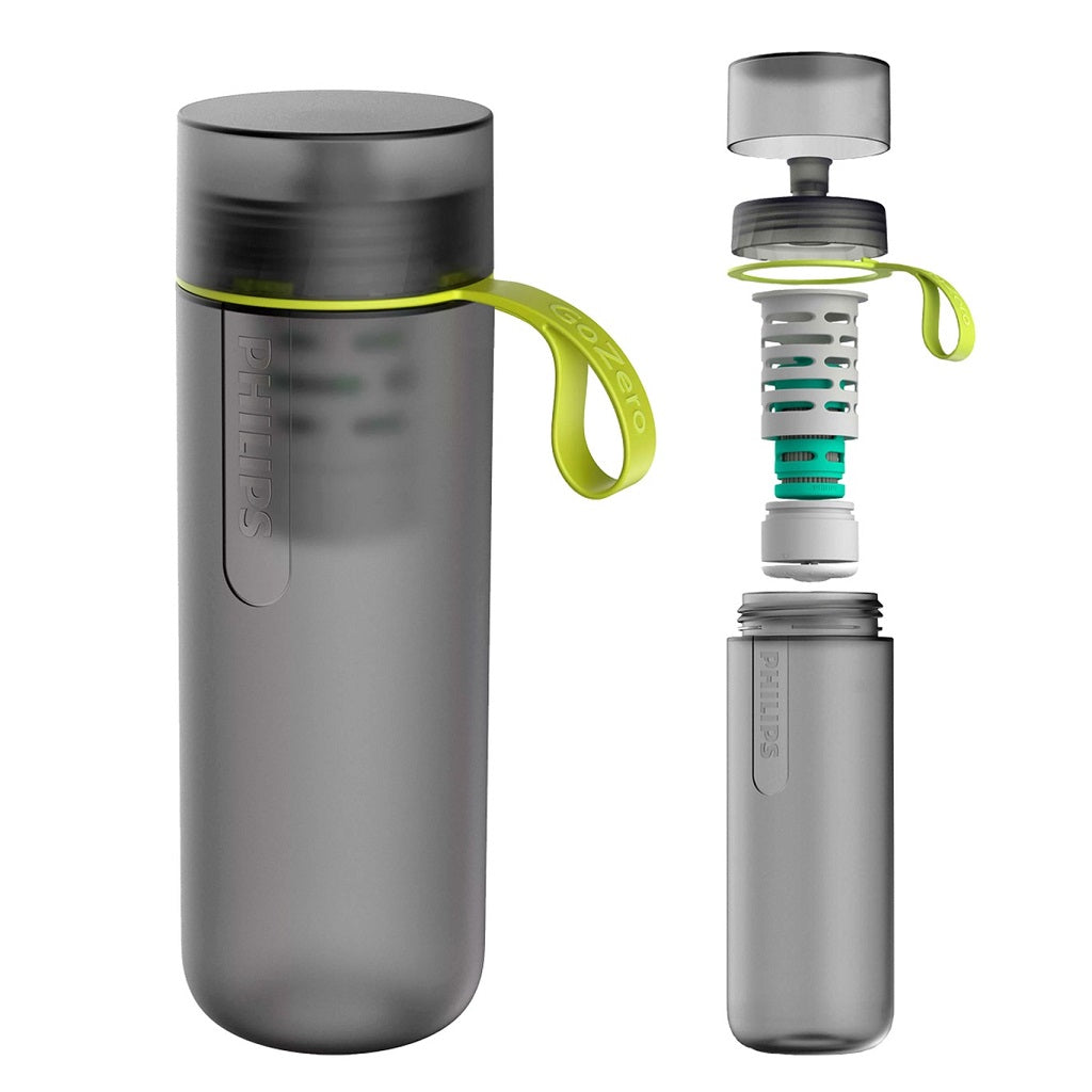 Botella Para Filtrar Agua Philips AWP2722GRR Caramañola 590ML