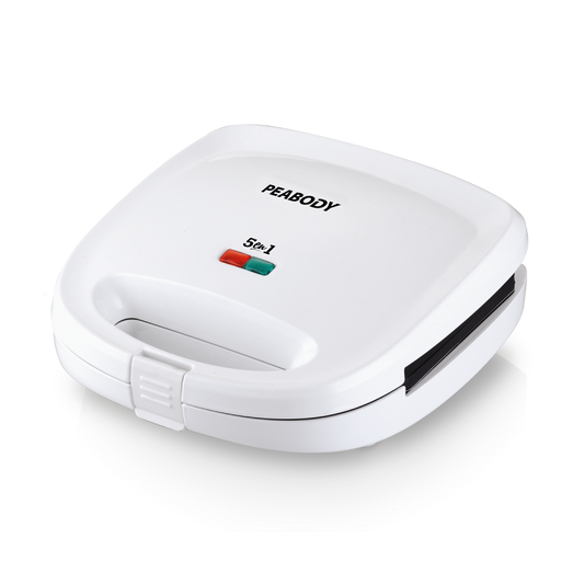 Sandwichera Eléctrica Peabody PE-SW6141 Color Blanco